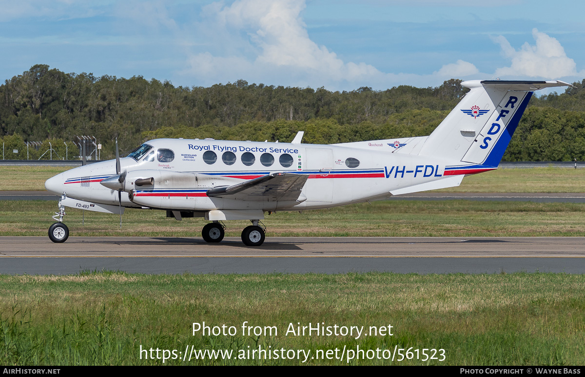 Aircraft Photo of VH-FDL | Beech B200 Super King Air | Royal Flying Doctor Service - RFDS | AirHistory.net #561523