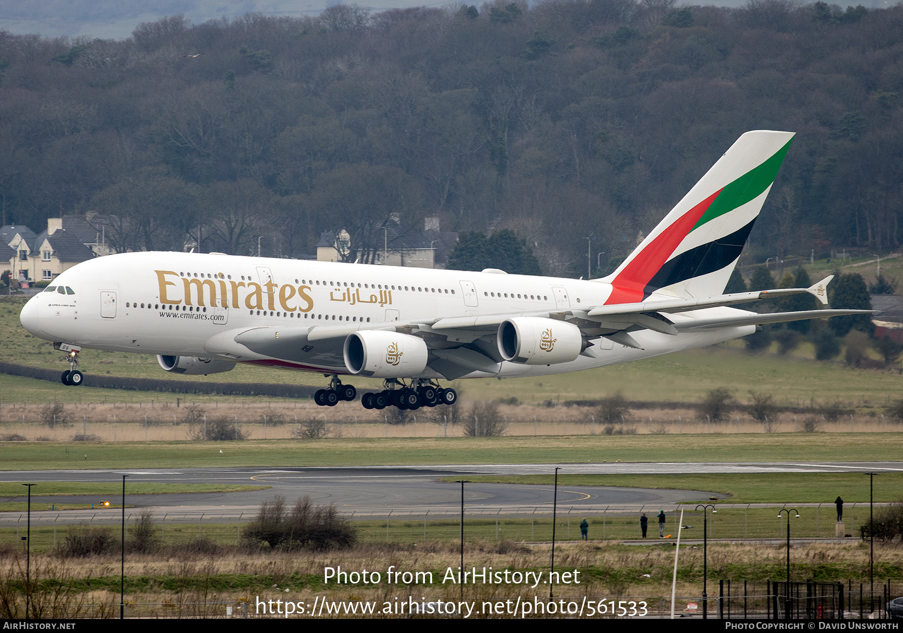 Aircraft Photo of A6-EDS | Airbus A380-861 | Emirates | AirHistory.net #561533