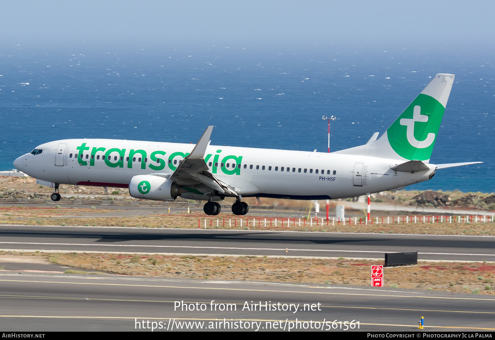 Aircraft Photo of PH-HSF | Boeing 737-8K2 | Transavia | AirHistory.net #561561