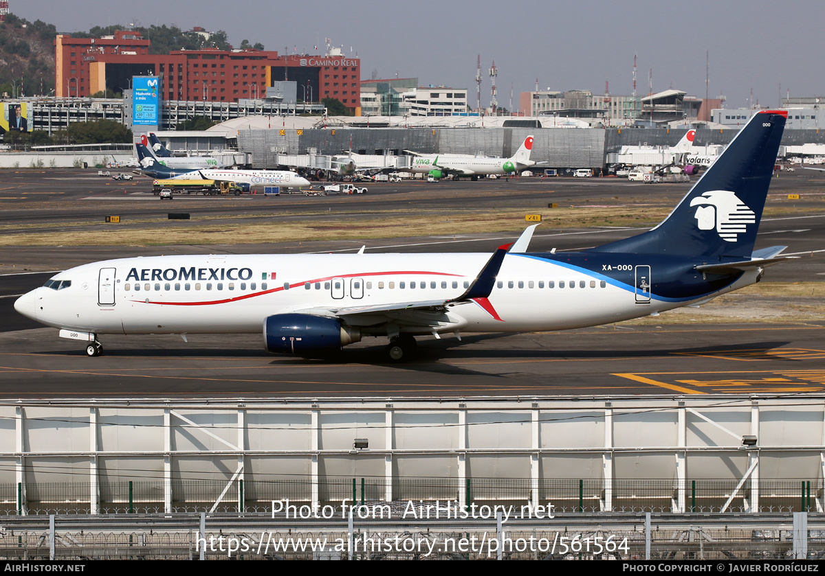 Aircraft Photo of XA-OOO | Boeing 737-8FZ | AeroMéxico | AirHistory.net #561564