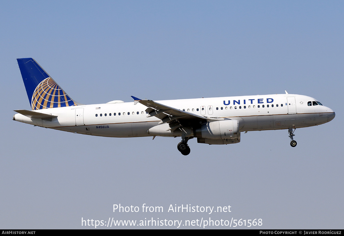 Aircraft Photo of N456UA | Airbus A320-232 | United Airlines | AirHistory.net #561568