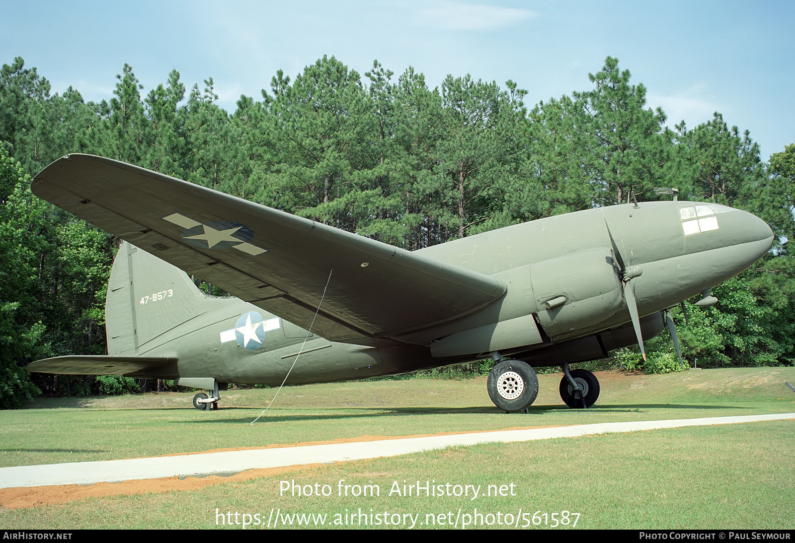 Aircraft Photo of 44-78573 / 47-8573 | Curtiss C-46F Commando | USA - Air Force | AirHistory.net #561587