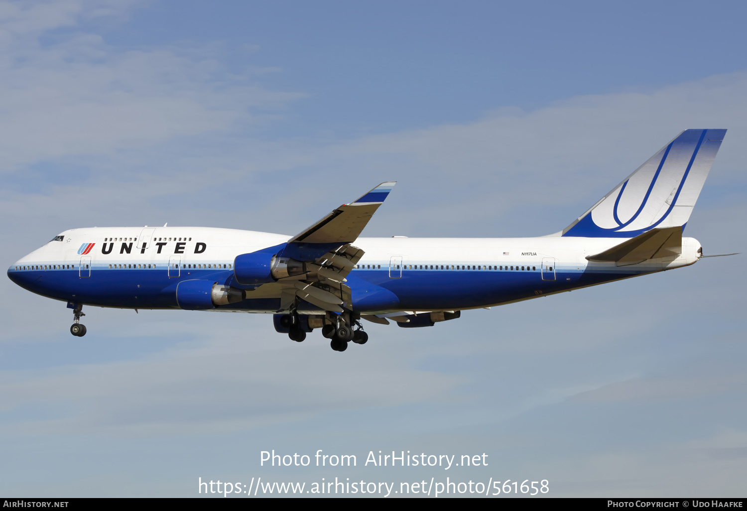 Aircraft Photo of N117UA | Boeing 747-422 | United Airlines | AirHistory.net #561658