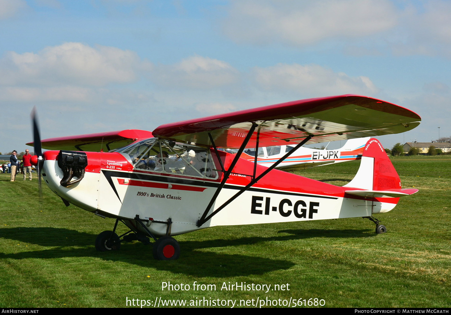 Aircraft Photo of EI-CGF | Luton LA-5A Major | AirHistory.net #561680