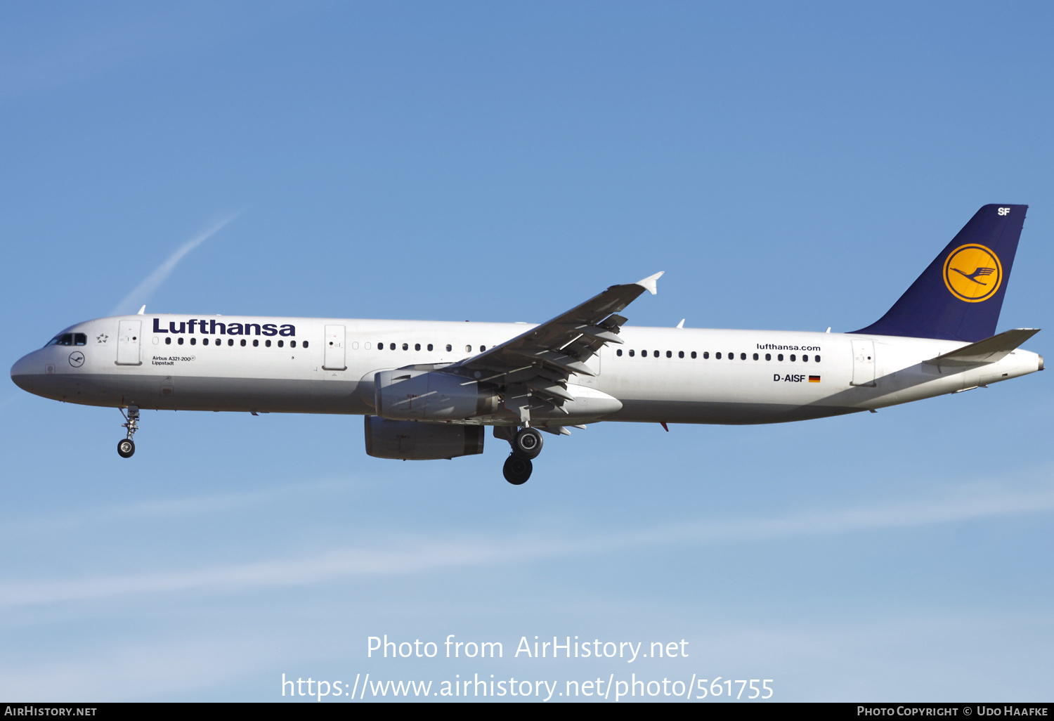 Aircraft Photo of D-AISF | Airbus A321-231 | Lufthansa | AirHistory.net #561755