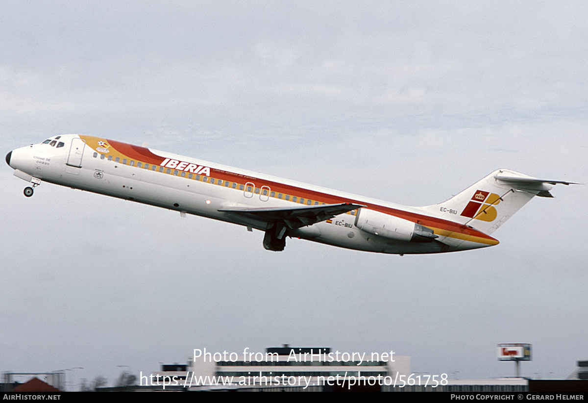 Aircraft Photo of EC-BIU | McDonnell Douglas DC-9-32 | Iberia | AirHistory.net #561758