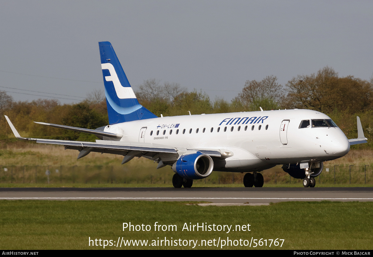 Aircraft Photo of OH-LEH | Embraer 170LR (ERJ-170-100LR) | Finnair | AirHistory.net #561767