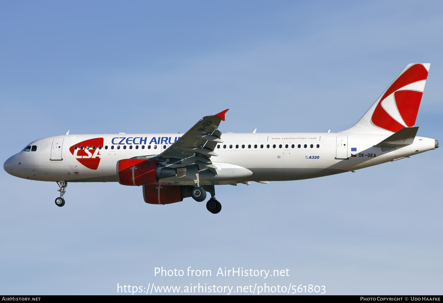 Aircraft Photo of OK-GEA | Airbus A320-214 | ČSA - Czech Airlines | AirHistory.net #561803