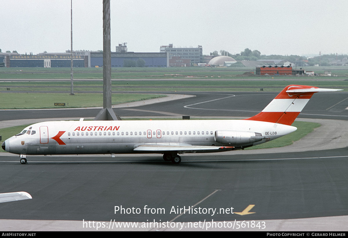 Aircraft Photo of OE-LDB | McDonnell Douglas DC-9-32 | Austrian Airlines | AirHistory.net #561843