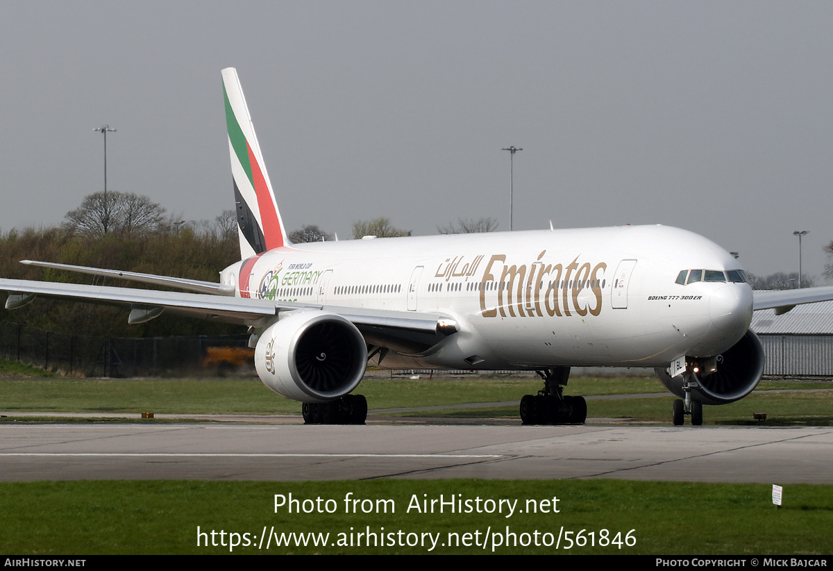 Aircraft Photo of A6-EBL | Boeing 777-31H/ER | Emirates | AirHistory.net #561846