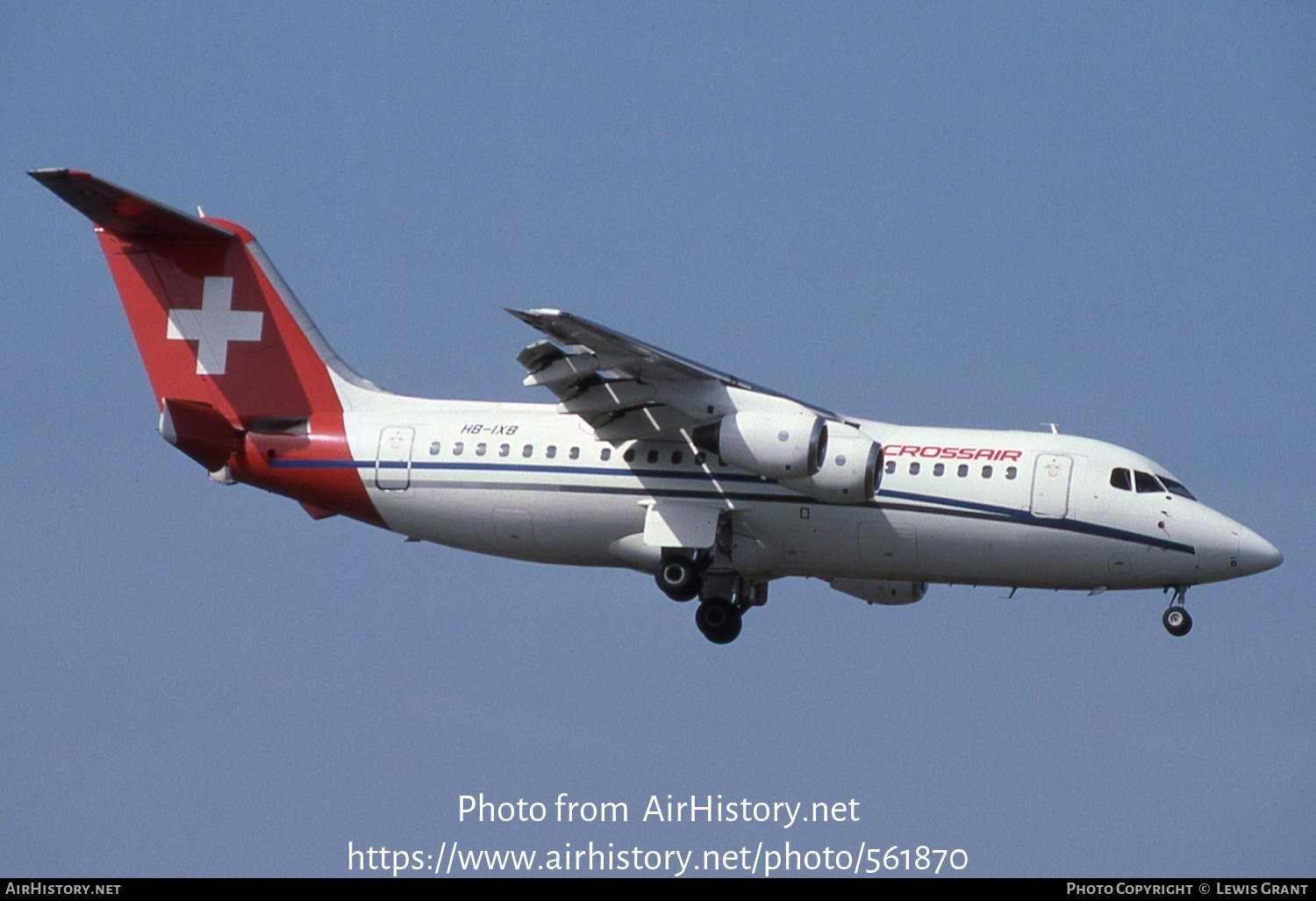 Aircraft Photo of HB-IXB | British Aerospace BAe-146-200 | Crossair | AirHistory.net #561870