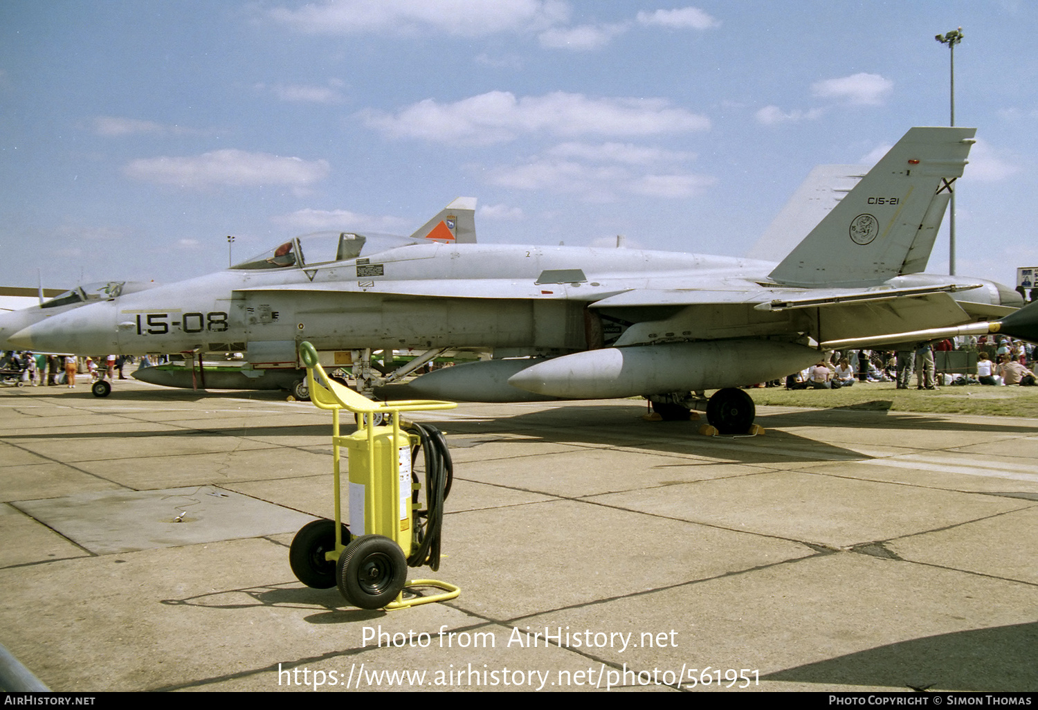 Aircraft Photo of C15-21 | McDonnell Douglas EF-18A Hornet | Spain - Air Force | AirHistory.net #561951