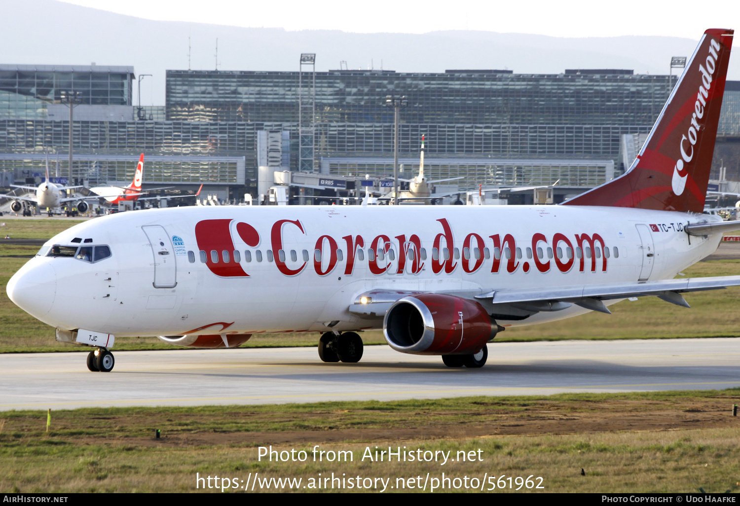 Aircraft Photo of TC-TJC | Boeing 737-4Q8 | Corendon Airlines | AirHistory.net #561962