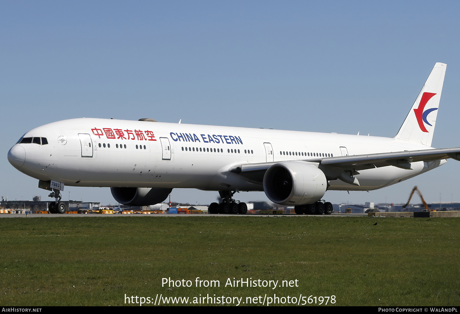 Aircraft Photo of B-7883 | Boeing 777-300/ER | China Eastern Airlines | AirHistory.net #561978