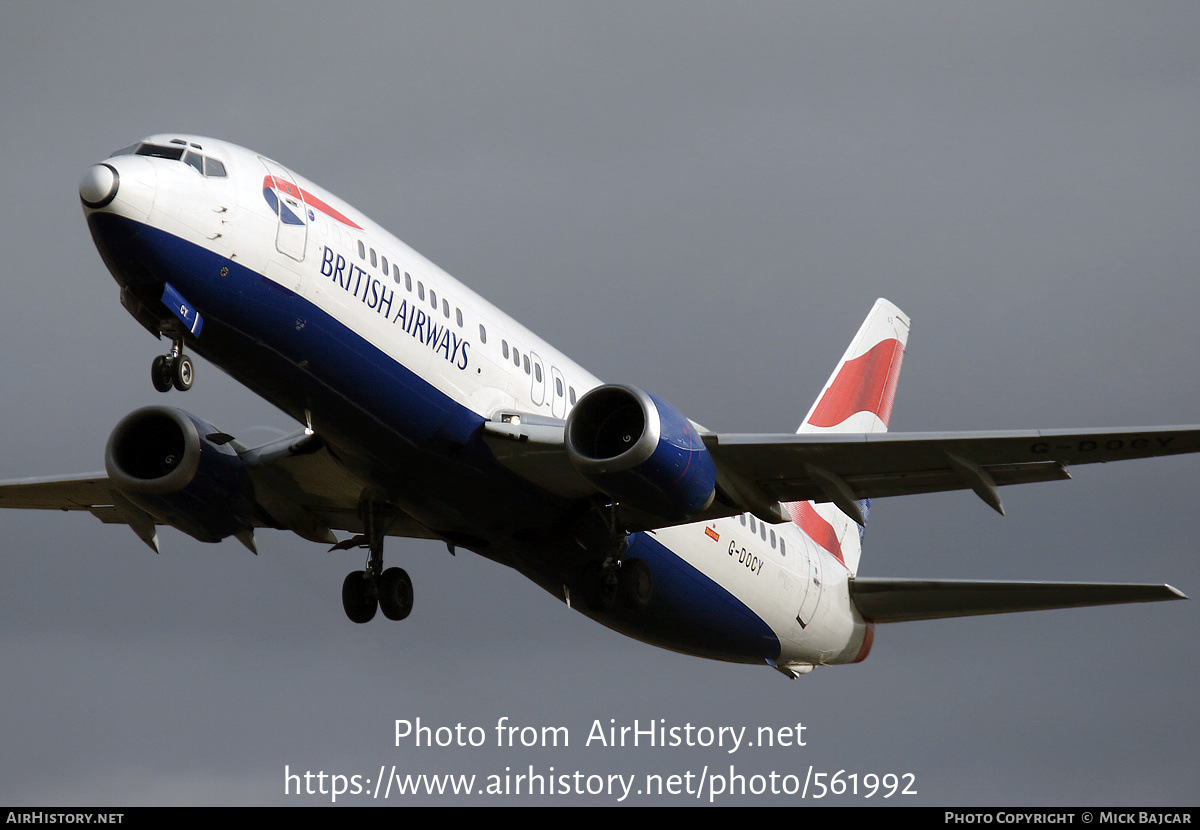 Aircraft Photo of G-DOCY | Boeing 737-436 | British Airways | AirHistory.net #561992