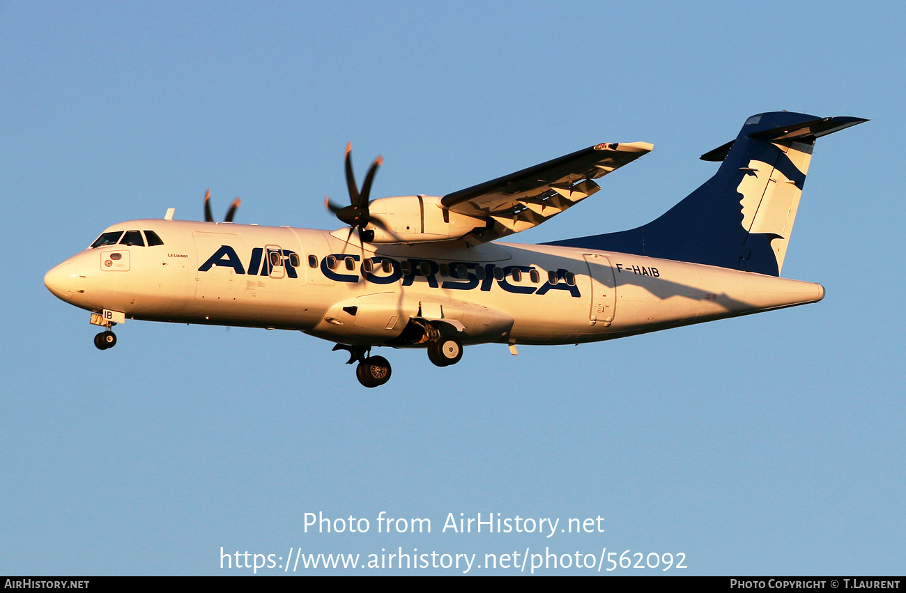 Aircraft Photo of F-HAIB | ATR ATR-42-500 | Air Corsica | AirHistory.net #562092