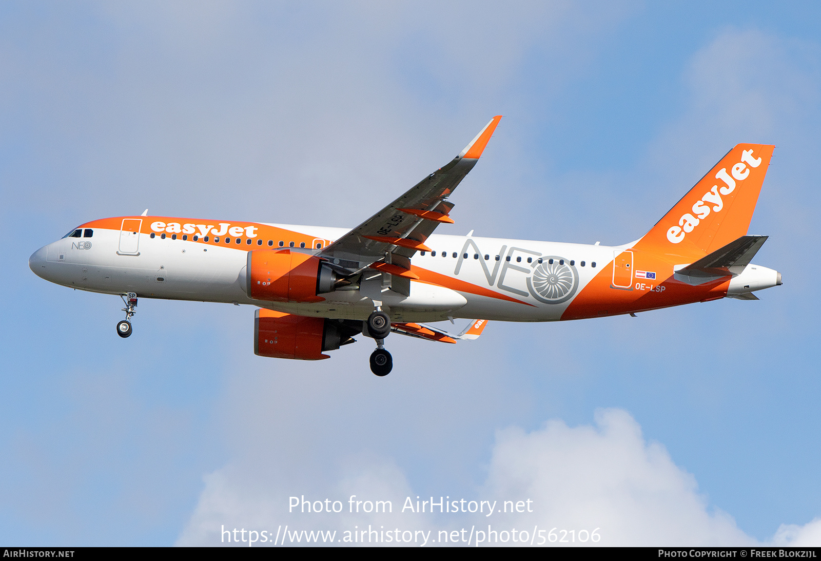 Aircraft Photo of OE-LSP | Airbus A320-251N | EasyJet | AirHistory.net #562106