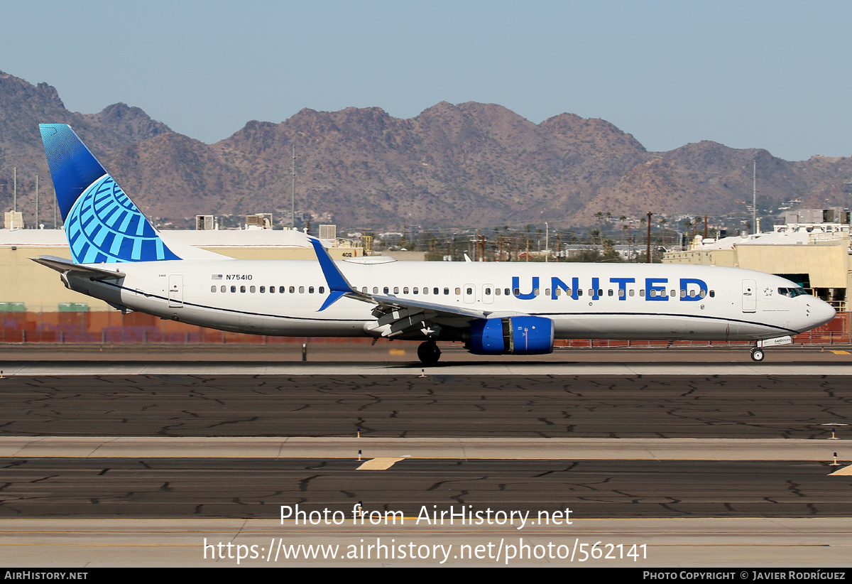 Aircraft Photo of N75410 | Boeing 737-924 | United Airlines | AirHistory.net #562141