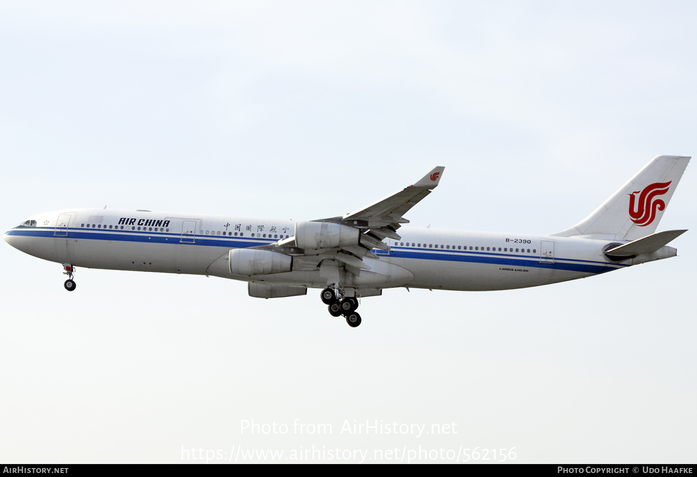 Aircraft Photo of B-2390 | Airbus A340-313X | Air China | AirHistory.net #562156