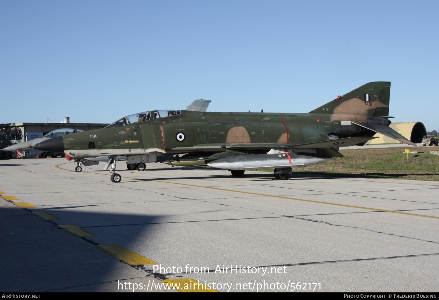 Aircraft Photo of 7491 | McDonnell Douglas RF-4E Phantom II | Greece - Air Force | AirHistory.net #562171