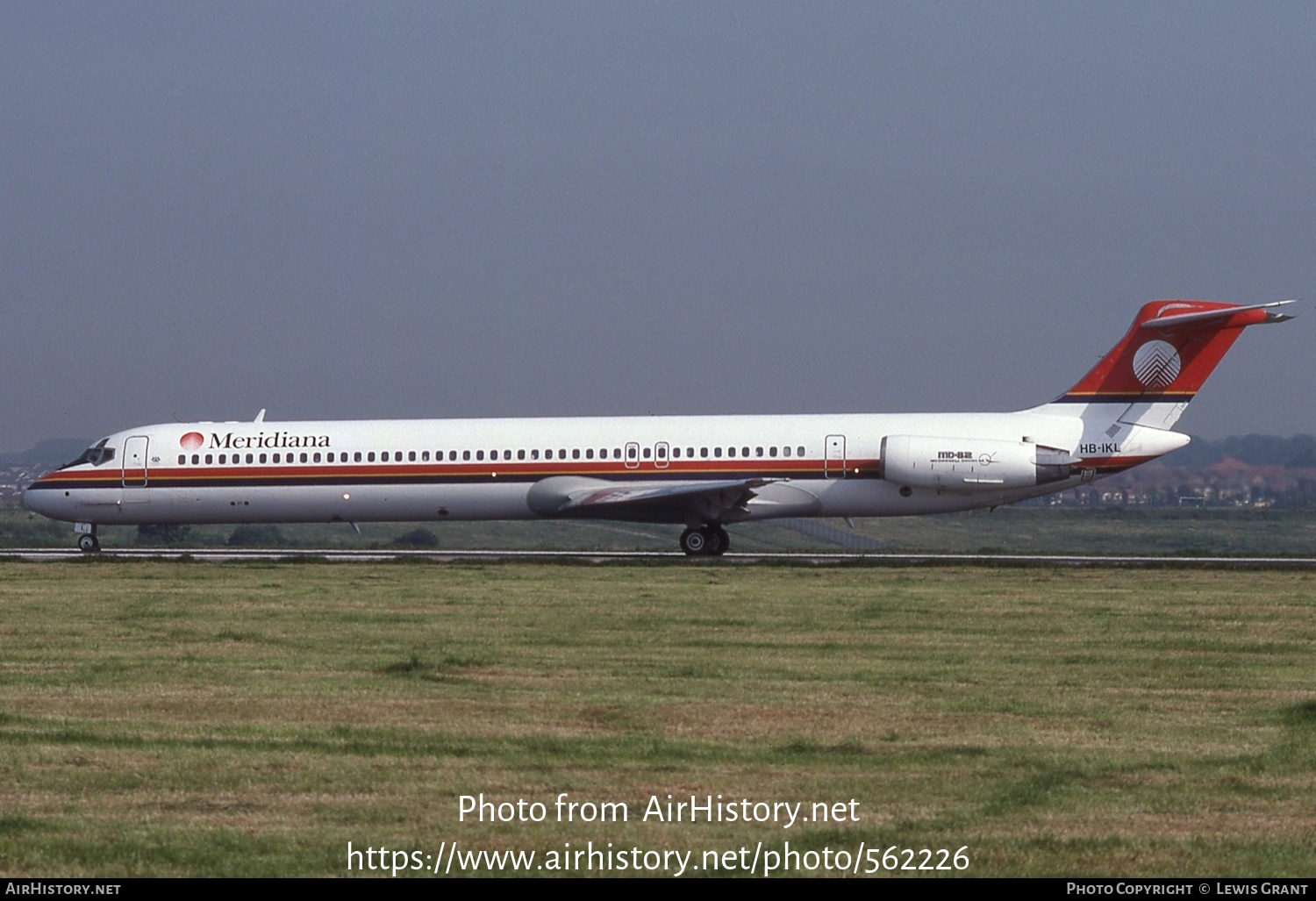 Aircraft Photo of HB-IKL | McDonnell Douglas MD-82 (DC-9-82) | Meridiana | AirHistory.net #562226