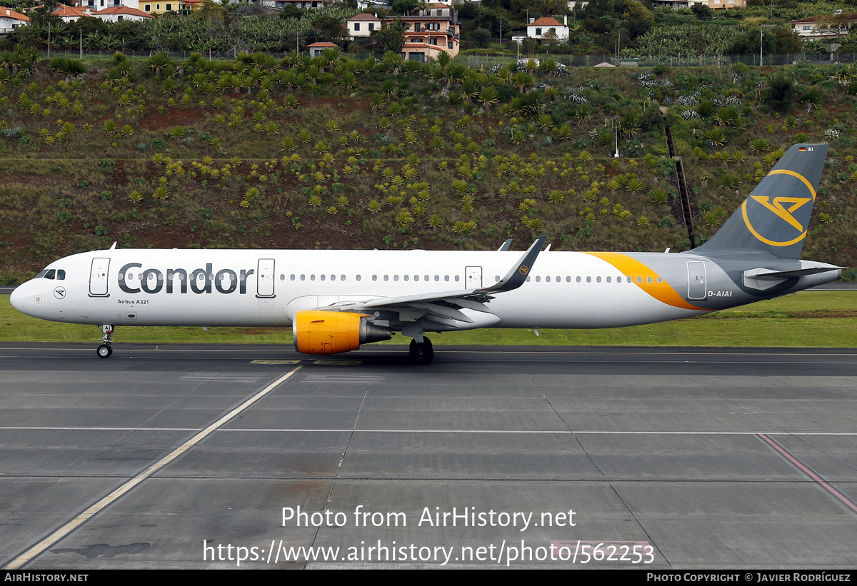 Aircraft Photo of D-AIAI | Airbus A321-211 | Condor Flugdienst | AirHistory.net #562253