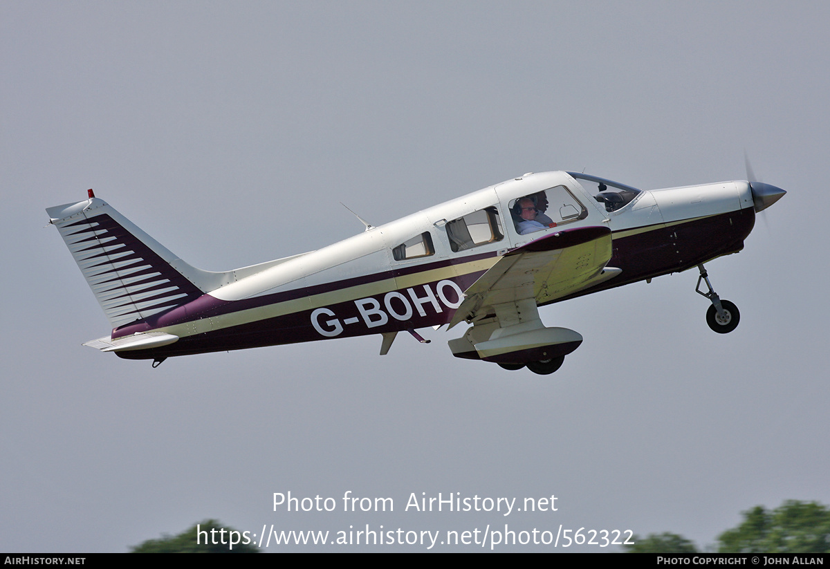 Aircraft Photo of G-BOHO | Piper PA-28-161 Cherokee Warrior II | AirHistory.net #562322