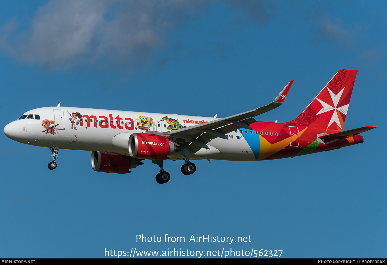 Aircraft Photo of 9H-NEO | Airbus A320-251N | Air Malta | AirHistory.net #562327