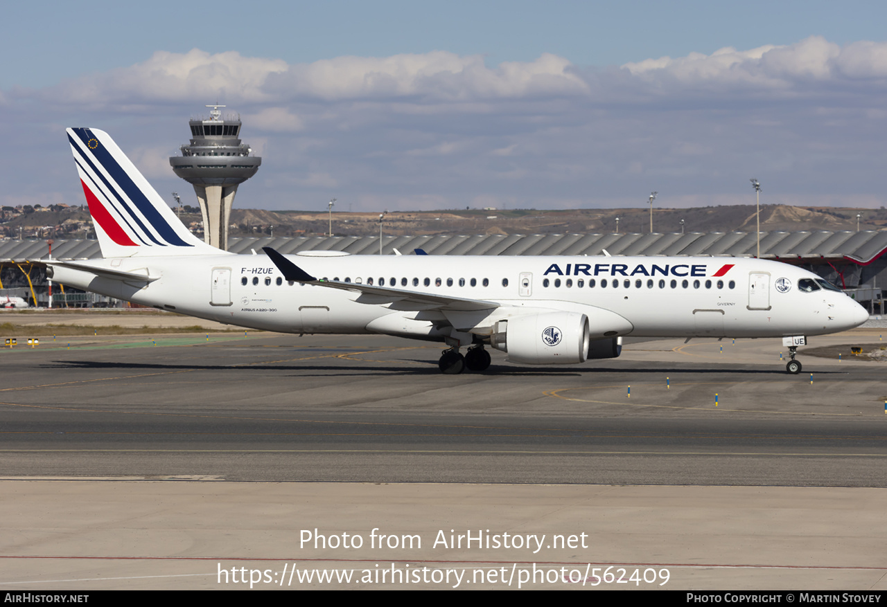 Aircraft Photo of F-HZUE | Airbus A220-371 (BD-500-1A11) | Air France | AirHistory.net #562409