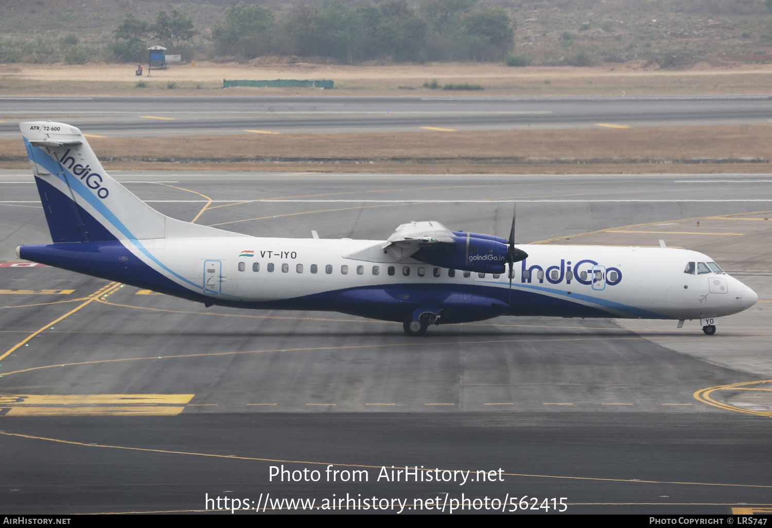 Aircraft Photo of VT-IYO | ATR ATR-72-600 (ATR-72-212A) | IndiGo | AirHistory.net #562415