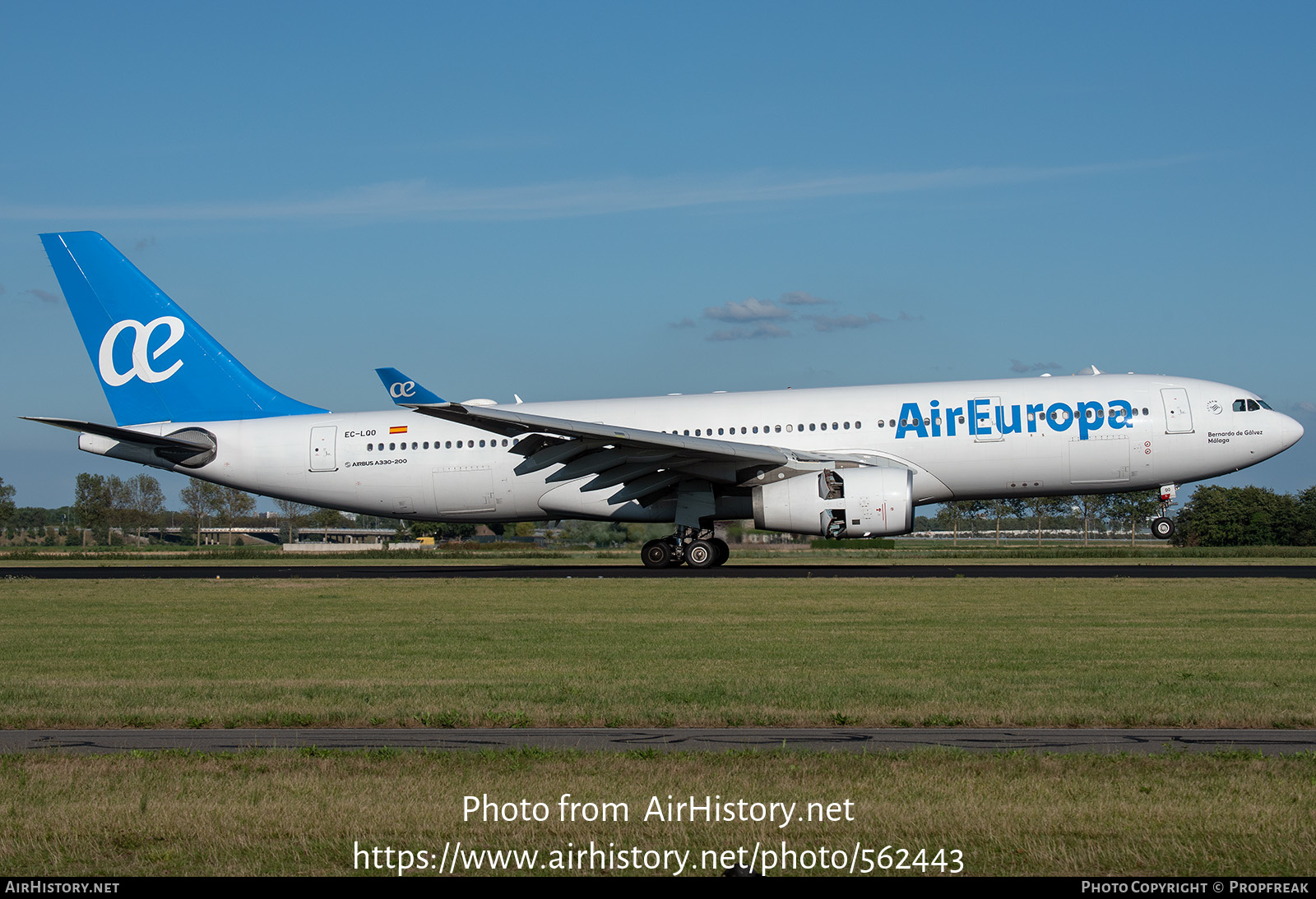 Aircraft Photo of EC-LQO | Airbus A330-243 | Air Europa | AirHistory.net #562443