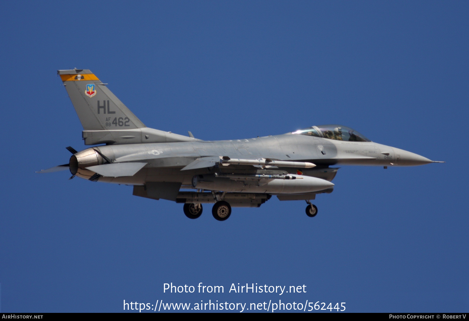 Aircraft Photo of 88-0462 | General Dynamics F-16C Fighting Falcon | USA - Air Force | AirHistory.net #562445