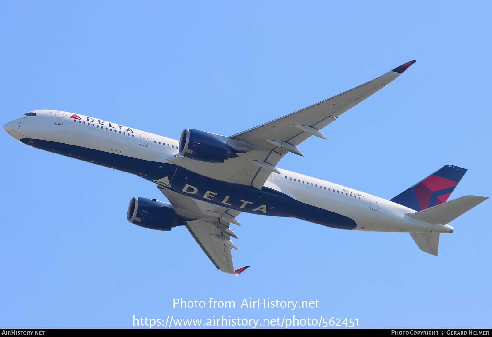 Aircraft Photo of N576DZ | Airbus A350-941 | Delta Air Lines | AirHistory.net #562451