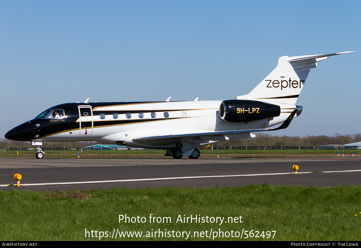 Aircraft Photo of 9H-LPZ | Embraer EMB-550 Legacy 500 | Zepter International | AirHistory.net #562497