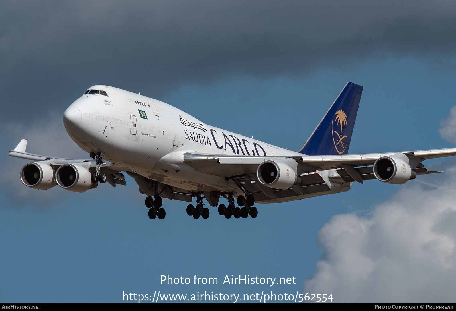 Aircraft Photo of TC-ACG | Boeing 747-481(BDSF) | Saudi Arabian Airlines Cargo | AirHistory.net #562554