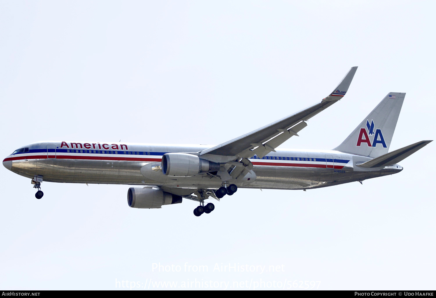 Aircraft Photo of N380AN | Boeing 767-323/ER | American Airlines | AirHistory.net #562597