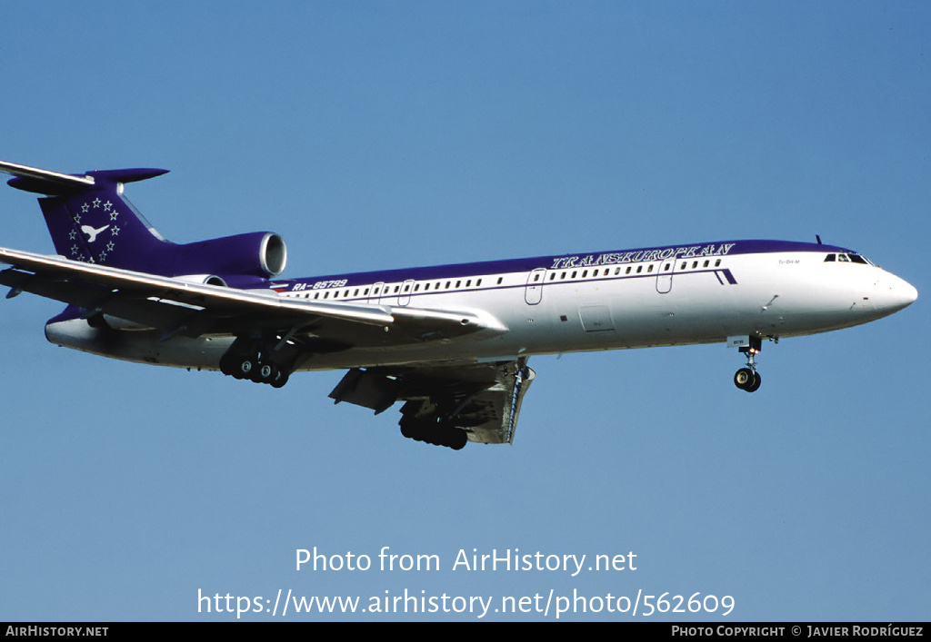 Aircraft Photo of RA-85799 | Tupolev Tu-154M | Transeuropean Airlines | AirHistory.net #562609