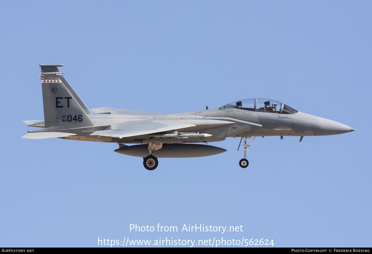 Aircraft Photo of 84-0046 / AF84-046 | McDonnell Douglas F-15D Eagle | USA - Air Force | AirHistory.net #562624