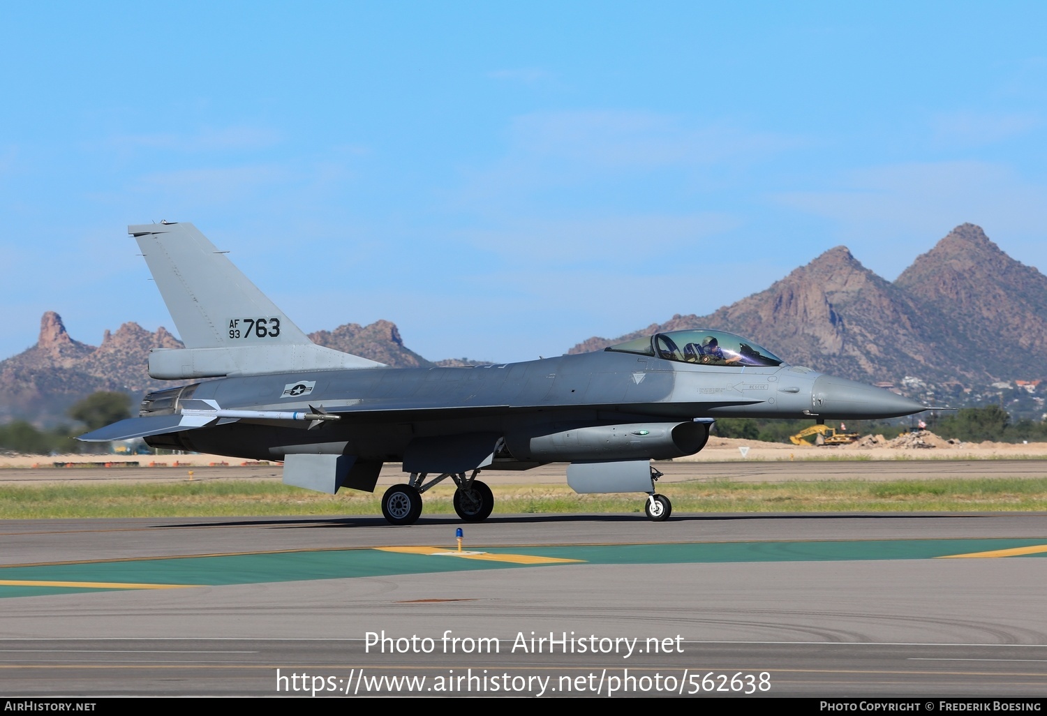 Aircraft Photo of 93-0763 | Lockheed Martin F-16V Fighting Falcon | USA - Air Force | AirHistory.net #562638