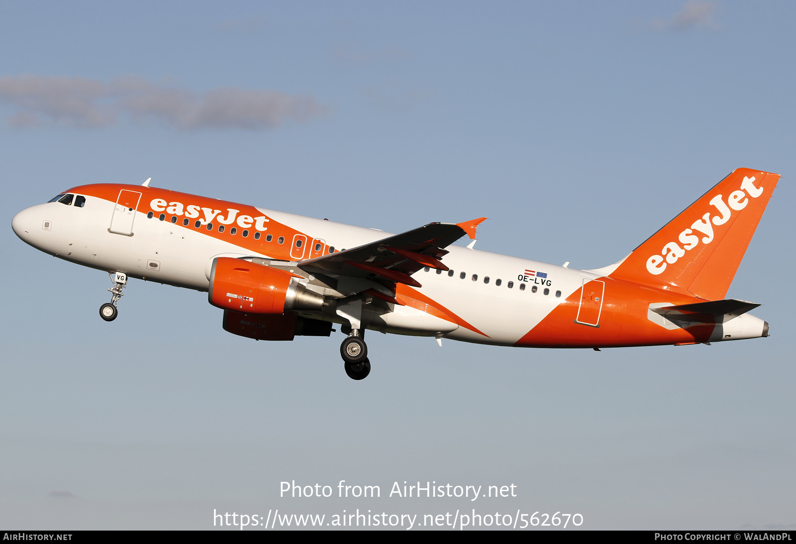 Aircraft Photo of OE-LVG | Airbus A319-111 | EasyJet | AirHistory.net #562670