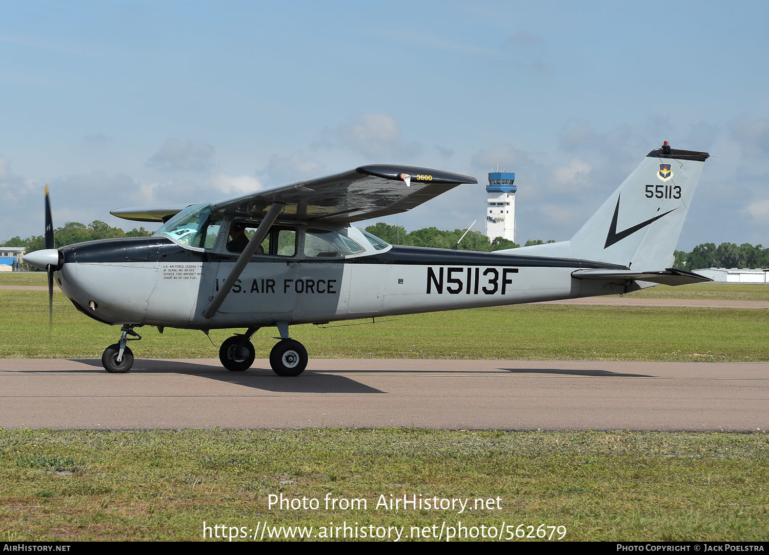 Aircraft Photo of N5113F / 55113 | Cessna 172F | USA - Air Force | AirHistory.net #562679