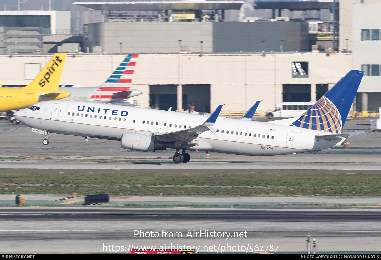 Aircraft Photo of N16234 | Boeing 737-824 | United Airlines | AirHistory.net #562787