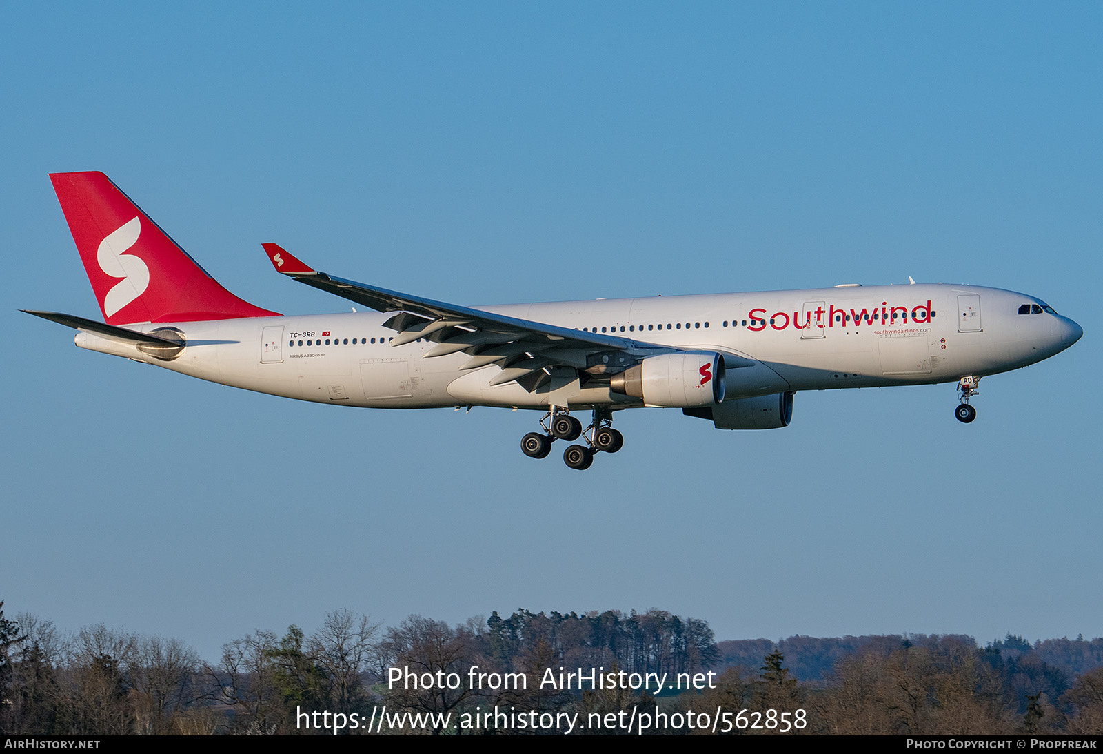 Aircraft Photo of TC-GRB | Airbus A330-223 | Southwind Airlines | AirHistory.net #562858