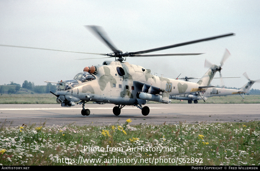 Aircraft Photo of 07 blue | Mil Mi-24V | Russia - Air Force | AirHistory.net #562892