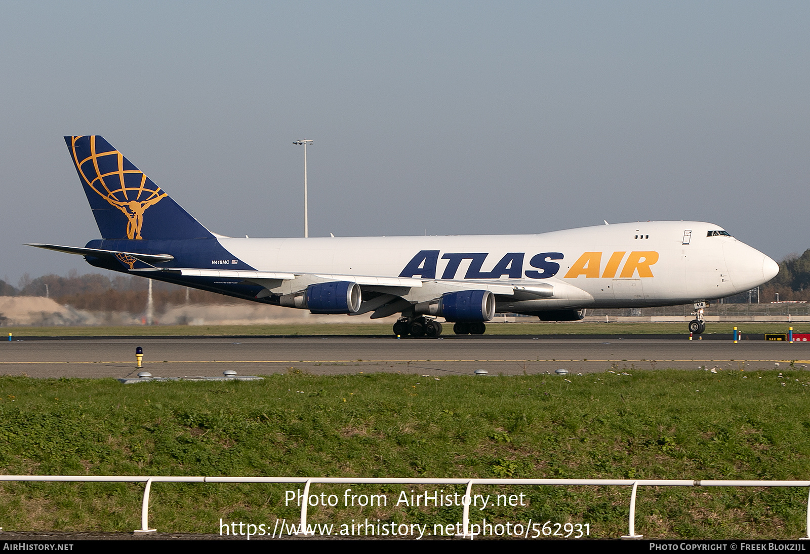 Aircraft Photo of N418MC | Boeing 747-47UF/SCD | Atlas Air | AirHistory.net #562931