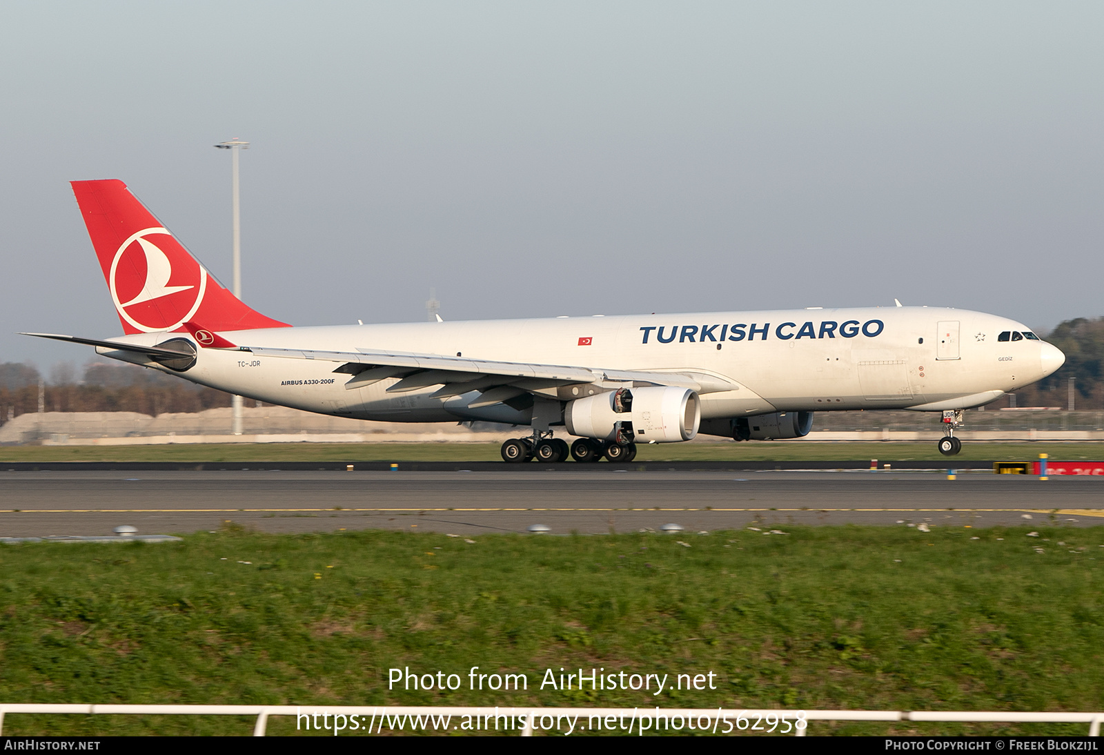 Aircraft Photo of TC-JDR | Airbus A330-243F | Turkish Airlines Cargo | AirHistory.net #562958