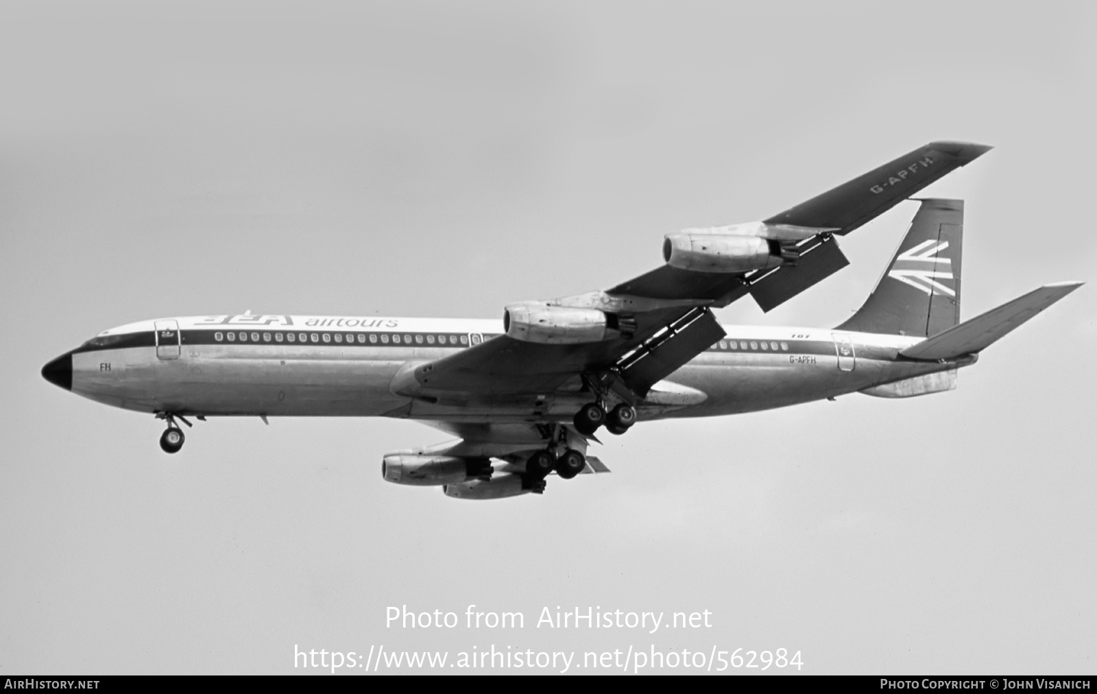 Aircraft Photo of G-APFH | Boeing 707-436 | BEA Airtours - British European Airways | AirHistory.net #562984