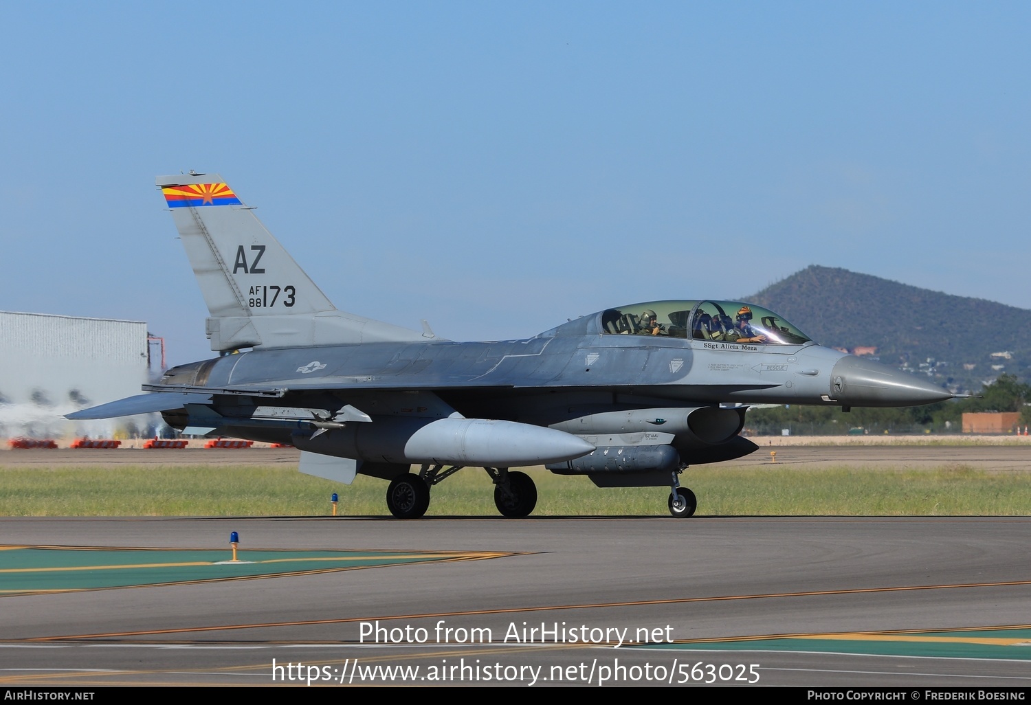 Aircraft Photo of 88-0173 | General Dynamics F-16D Fighting Falcon | USA - Air Force | AirHistory.net #563025