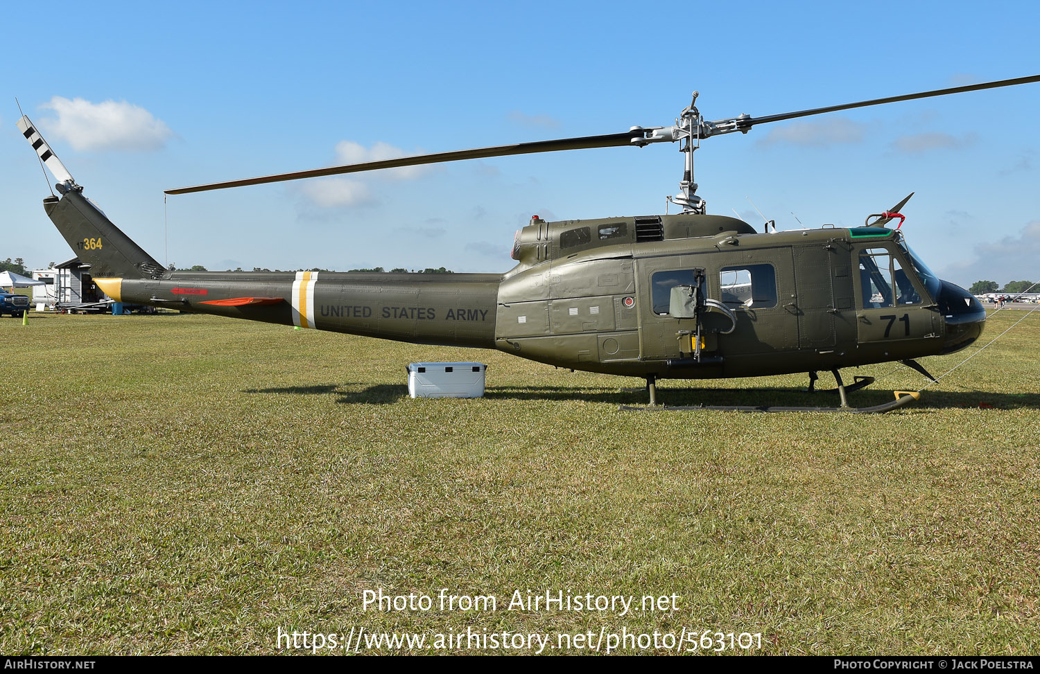 Aircraft Photo of N444BB / NX444BB / 17364 | Bell UH-1H Iroquois | USA - Army | AirHistory.net #563101