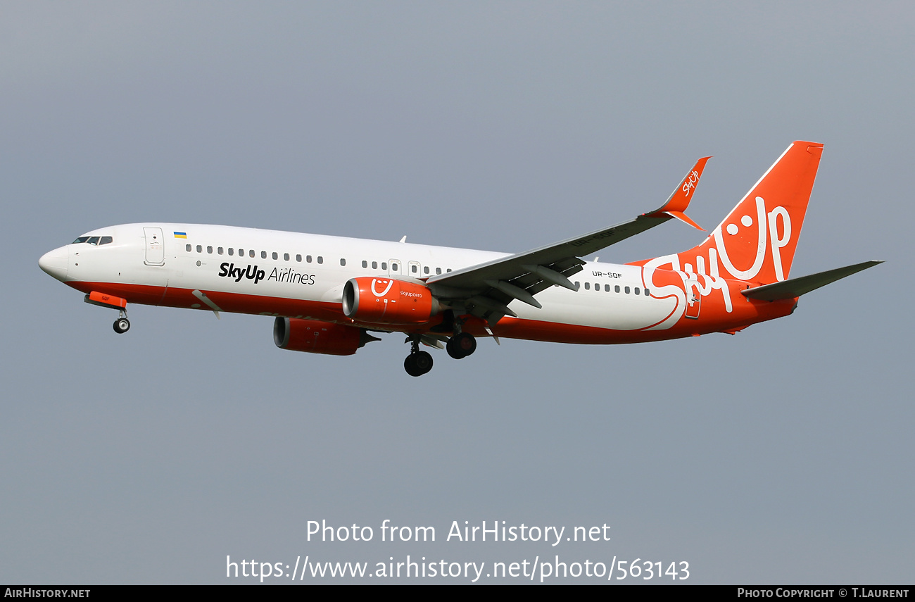 Aircraft Photo of UR-SQF | Boeing 737-8H6 | SkyUp Airlines | AirHistory.net #563143